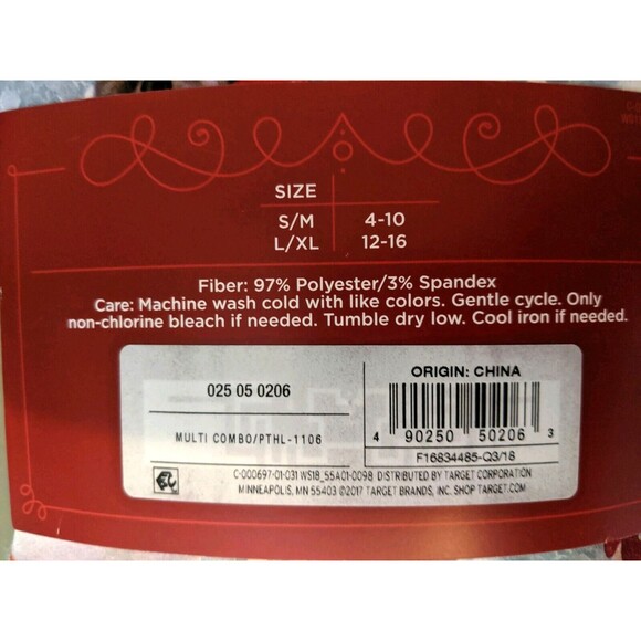 Wondershop Fleece Lined Legging Women's L/XL NWT Llama & Kitty Face Christmas - Picture 5 of 5